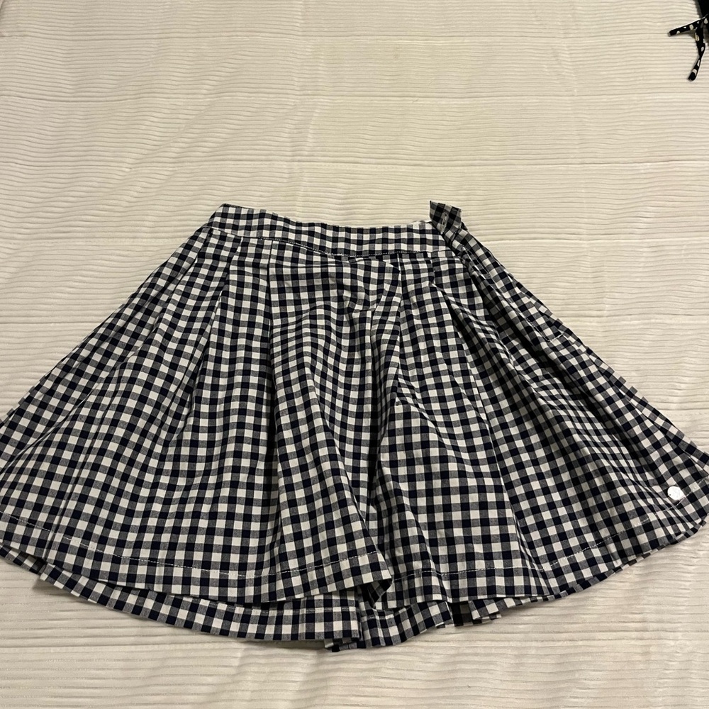 Navy and white gingham skirt 
Size XS
Great condition